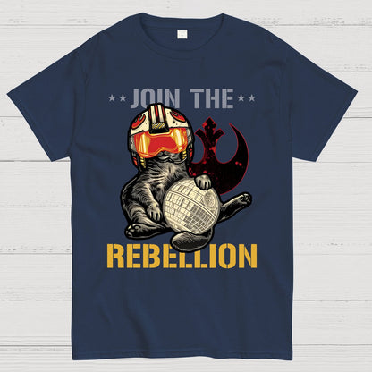 Join the Cat Rebellion Geek T-Shirt