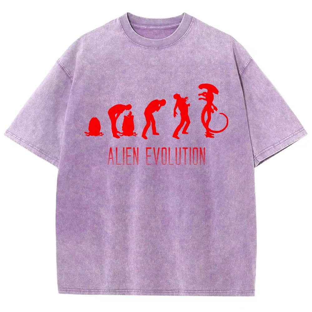 Mystery Creature Evolution Vintage Distressed T-shirt