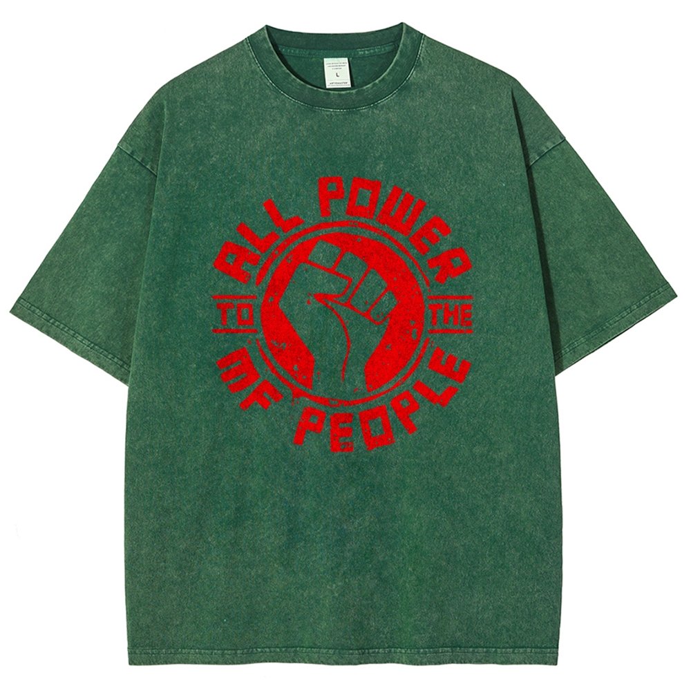 All Power Vintage Distressed T-shirt
