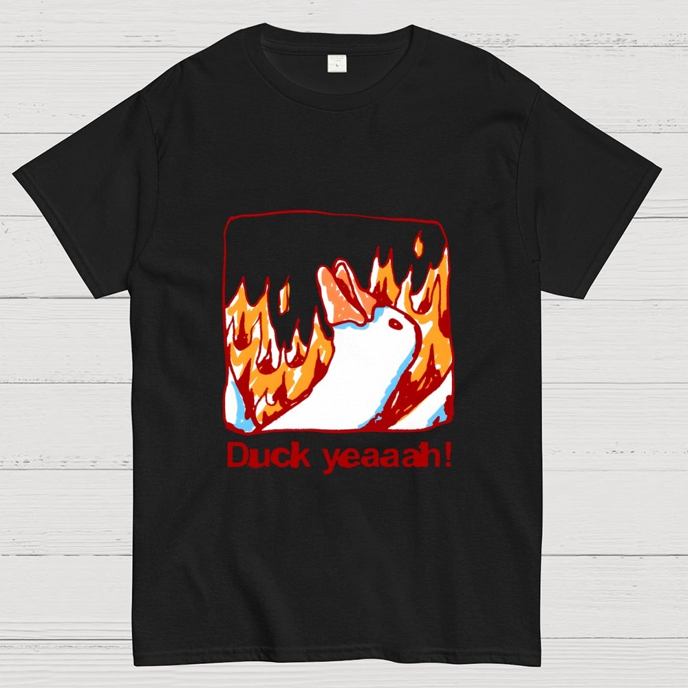 Fire Duck Yeah Geek T-Shirt