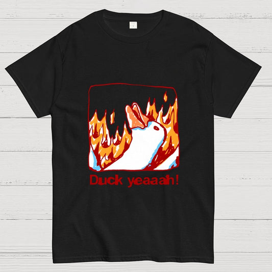 Fire Duck Yeah Geek T-Shirt