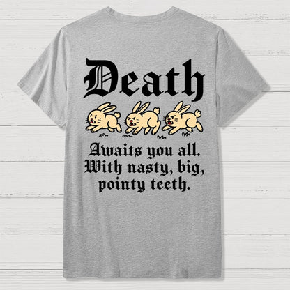 Run Away Front And Back Printing Geek T-Shirt