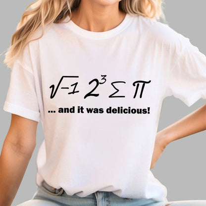 Ate Sum Pi And It Was Delicious Geek T-Shirt