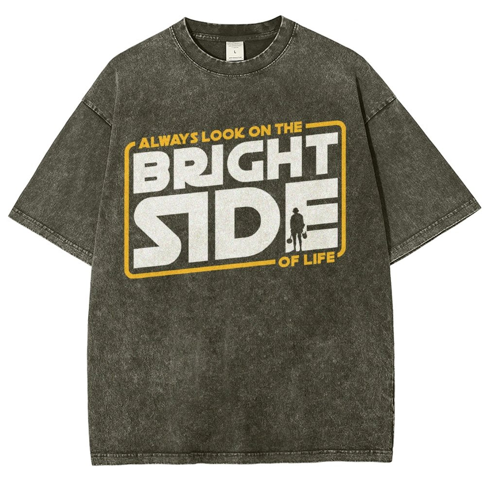 Always Look On The Bright Side Vintage Distressed T-shirt