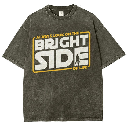 Always Look On The Bright Side Vintage Distressed T-shirt