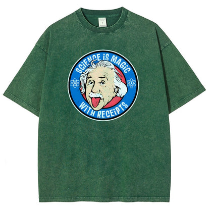 Science Is Magic Vintage Distressed T-shirt
