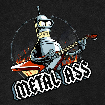 Robot Metal Rock Vintage Distressed Hoodie