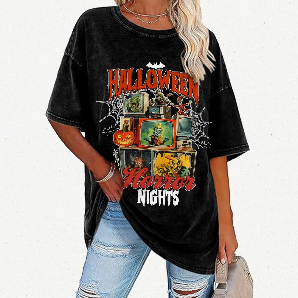 Halloween Horror Nights Vintage Distressed T-shirt