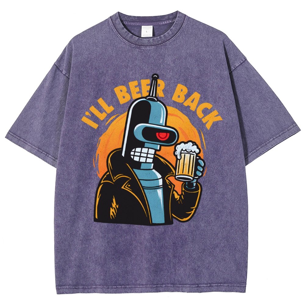 I'll Beer Back Vintage Distressed T-shirt