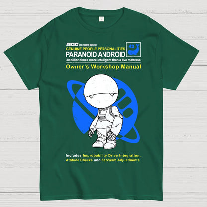 Paranoid Android Manual Geek T-Shirt