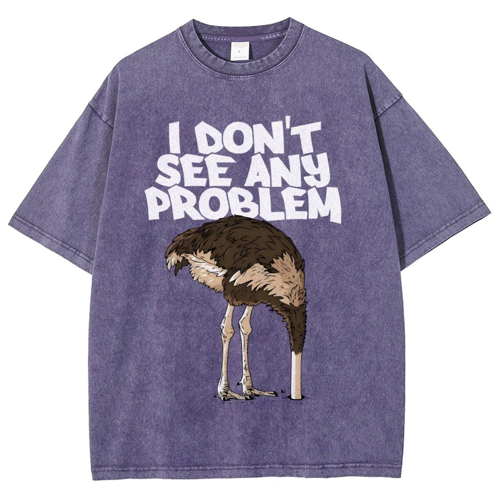 I Don't See Any Problem Vintage Distressed T-shirt