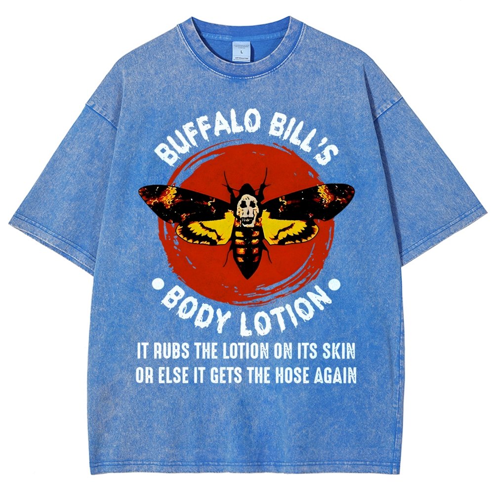 buffalo bills body lotion Vintage Distressed T-shirt