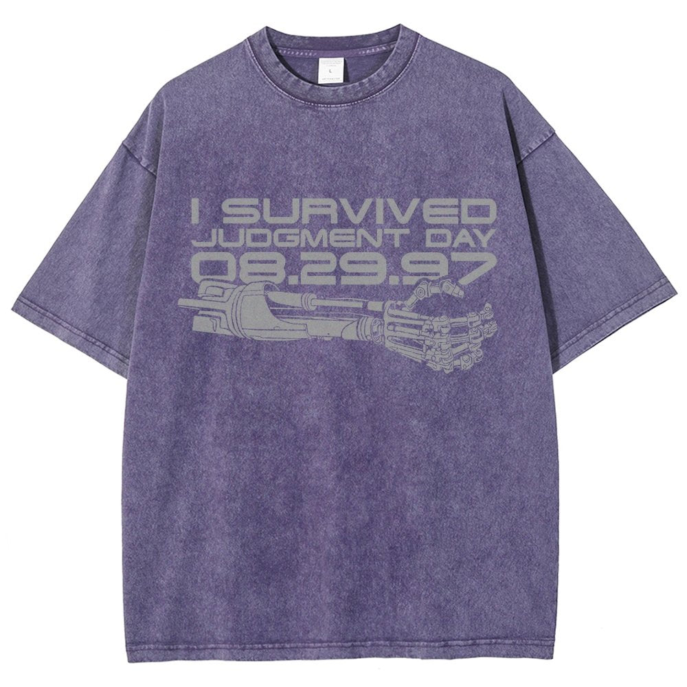 Judgment Day Survivor Vintage Distressed T-shirt
