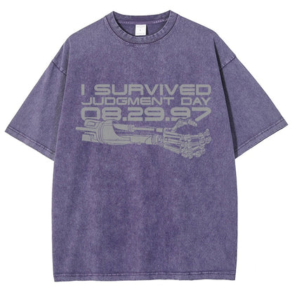 Judgment Day Survivor Vintage Distressed T-shirt