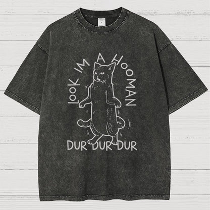 Look I'm a Hooman Vintage Distressed T-shirt