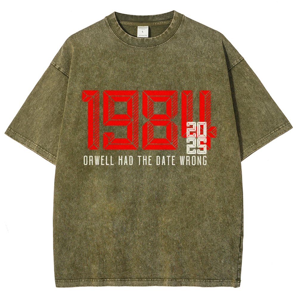 Orwell Got It Wrong Vintage Distressed T-shirt