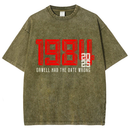 Orwell Got It Wrong Vintage Distressed T-shirt