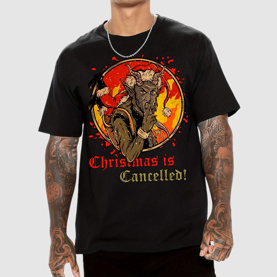 Christmas Is Cancelled Geek T-Shirt