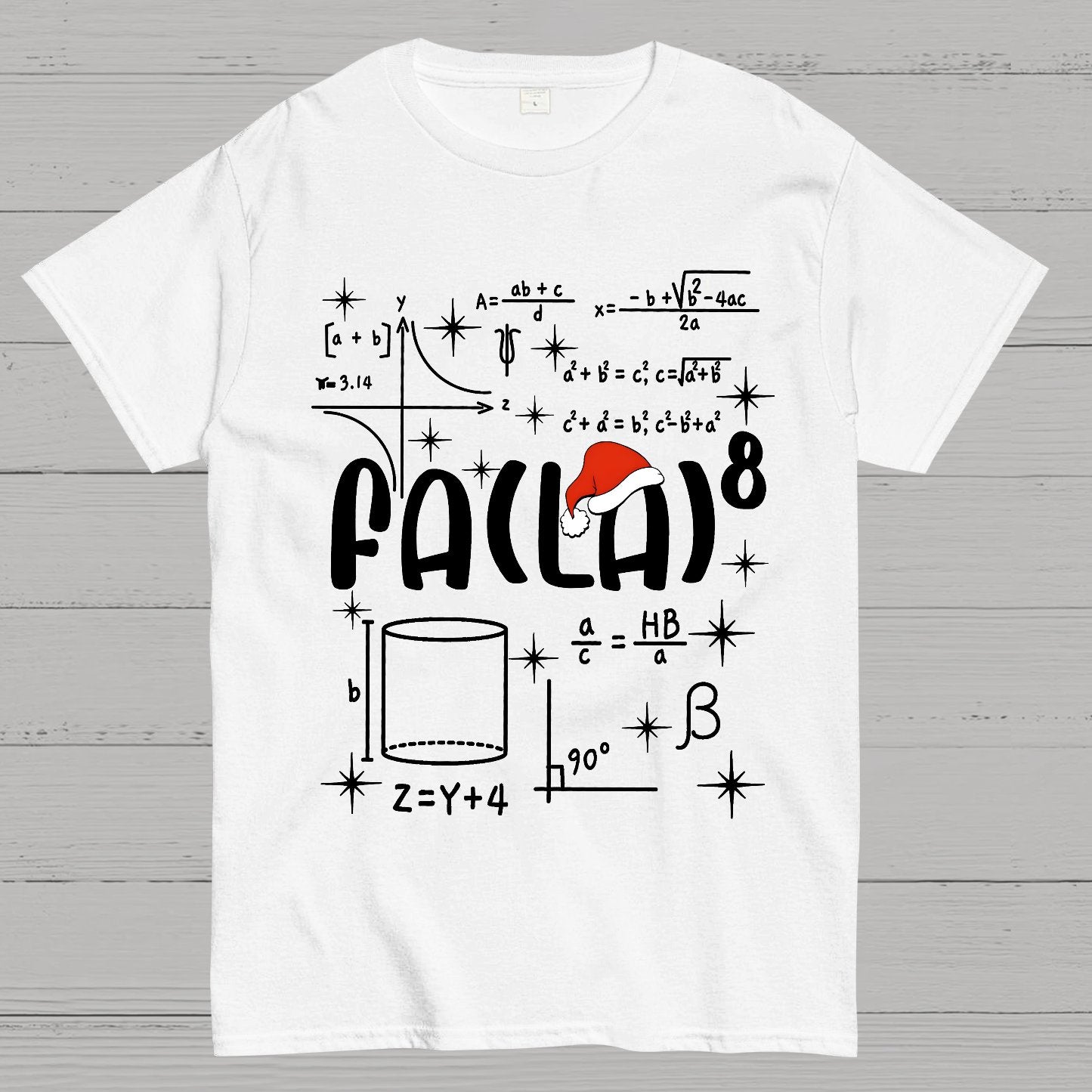 Christmas Math Fa La La Geek T-Shirt