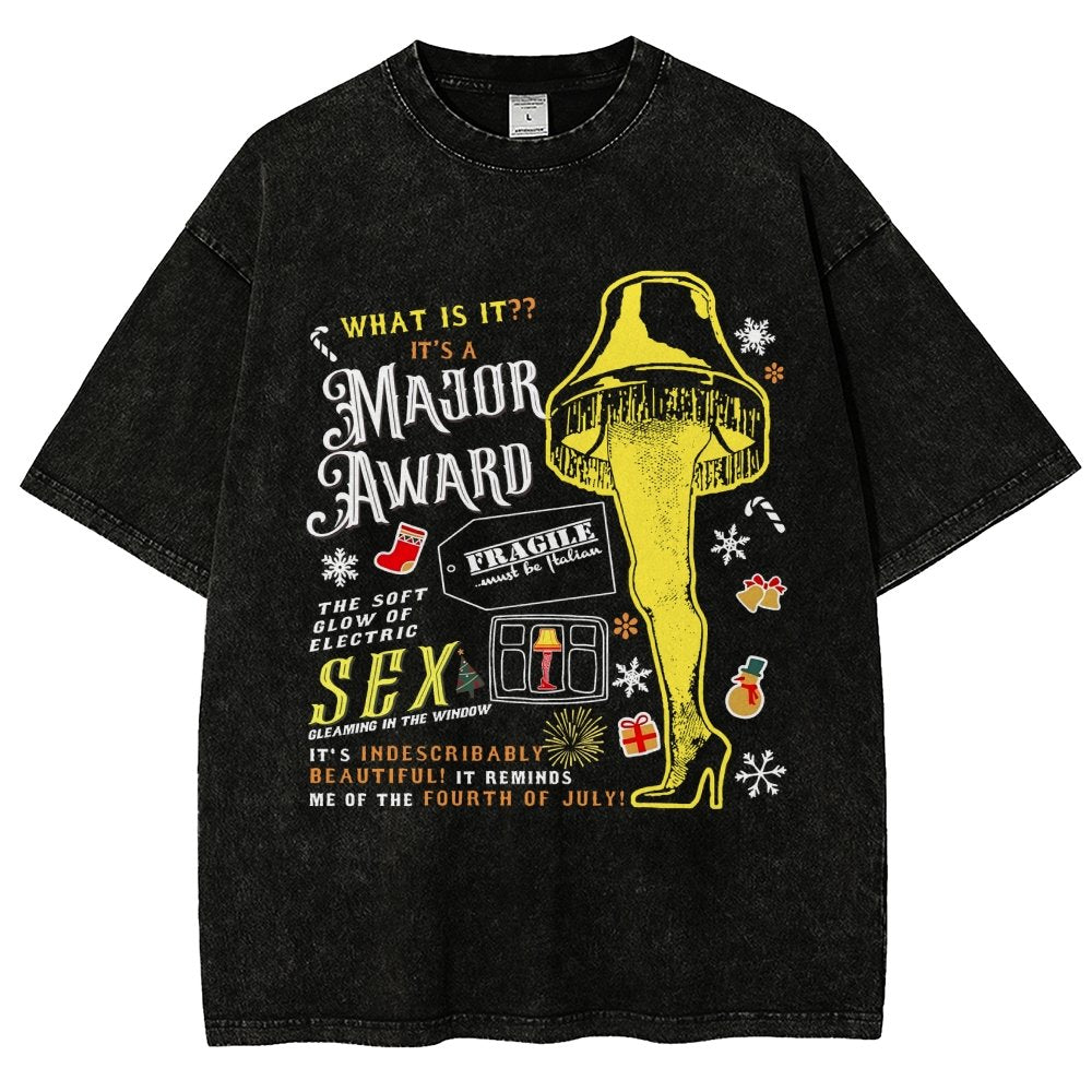 A Major Award Leg Lamp Vintage Distressed T-shirt