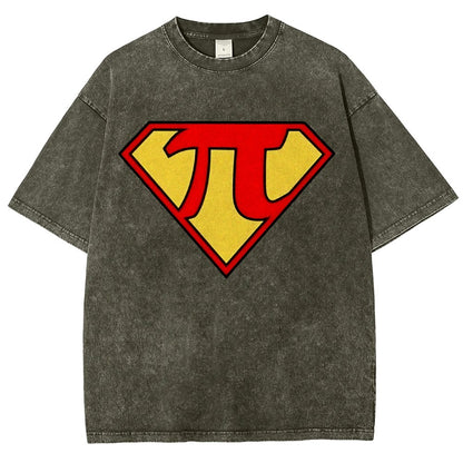 Super Pi Hero Vintage Distressed T-shirt
