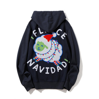 iFleece Navidad! Printed Back Cotton Hoodie