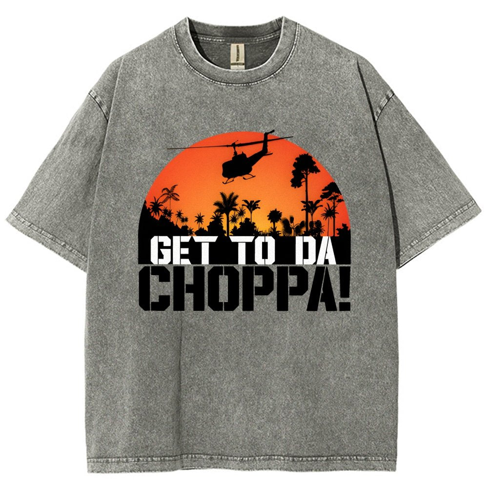 Get To The Chopper Vintage Distressed T-shirt