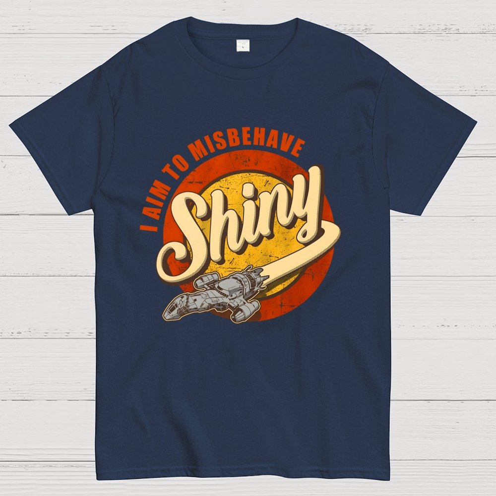 Shiny I Aim to Misbehave Geek T-Shirt 2509001385