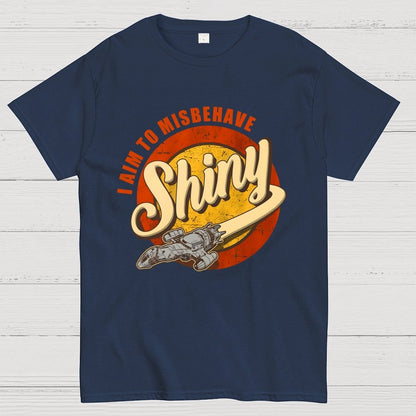 Shiny I Aim to Misbehave Geek T-Shirt 2509001385
