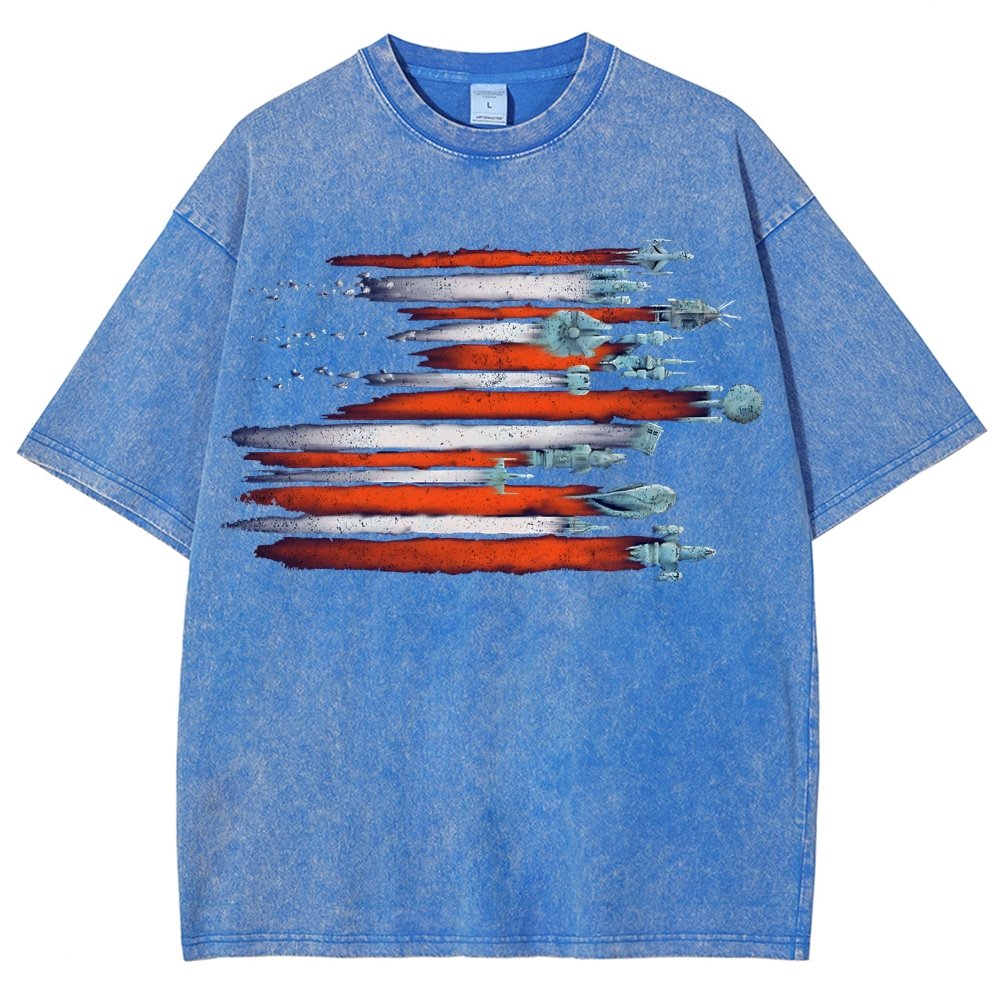 Vintage Sci-Flyers Vintage Distressed T-shirt