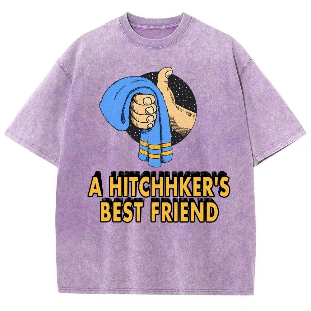 A Hitchhiker‘S Best Friend  Vintage Distressed T-shirt