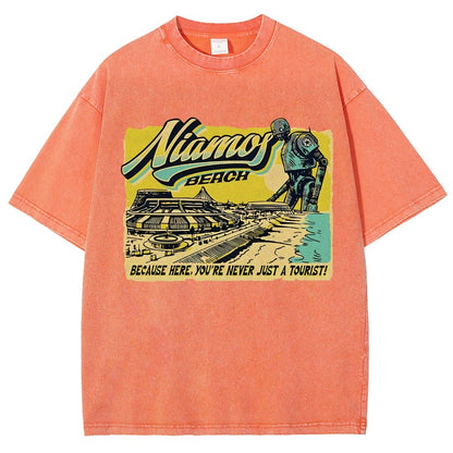 Niamos Beach Vintage Distressed T-shirt