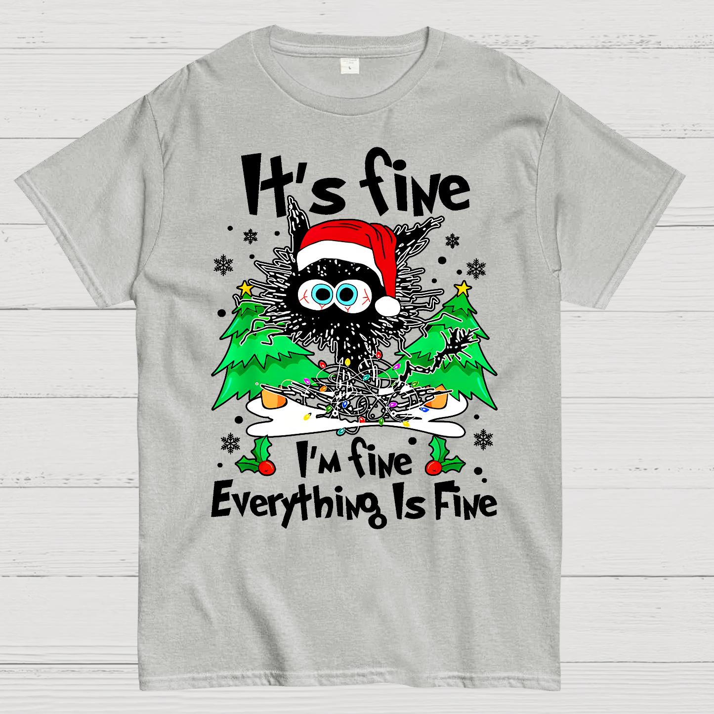 It's Fine I'm Fine Everything Is Fine Geek T-Shirt
