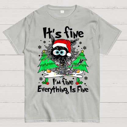 It's Fine I'm Fine Everything Is Fine Geek T-Shirt