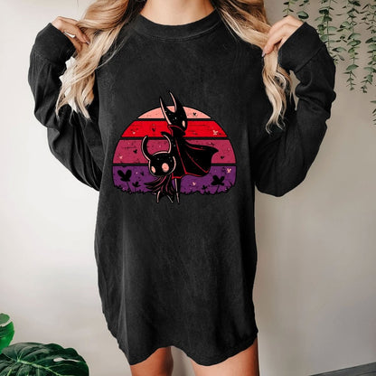 Vintage Hollow Washed Long Sleeve Tee