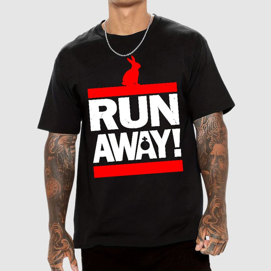 Run Away from the Rabbit! Geek T-Shirt