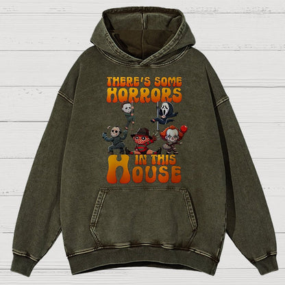 Horror Movie Halloween Vintage Distressed Hoodie