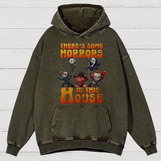 Horror Movie Halloween Vintage Distressed Hoodie