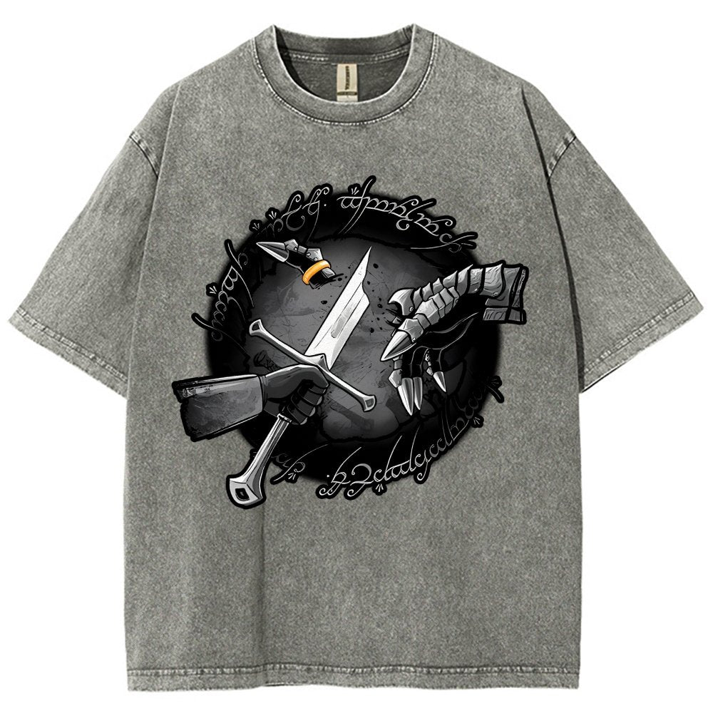 Cut Ring Vintage Distressed T-shirt