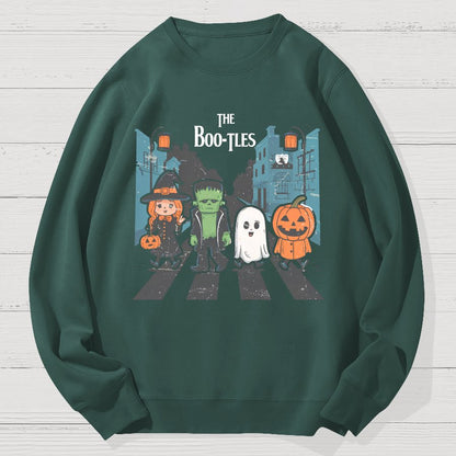 Funny Halloween Bootles Geek Cotton Sweatshirt