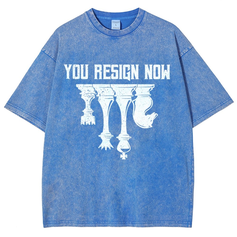 Chess You Resign Now Vintage Distressed T-shirt