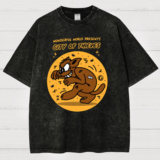 City Of Thieves! Sarcasm Vintage Distressed T-shirt