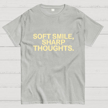 Soft Smile, Sharp Thoughts. Geek T-Shirt