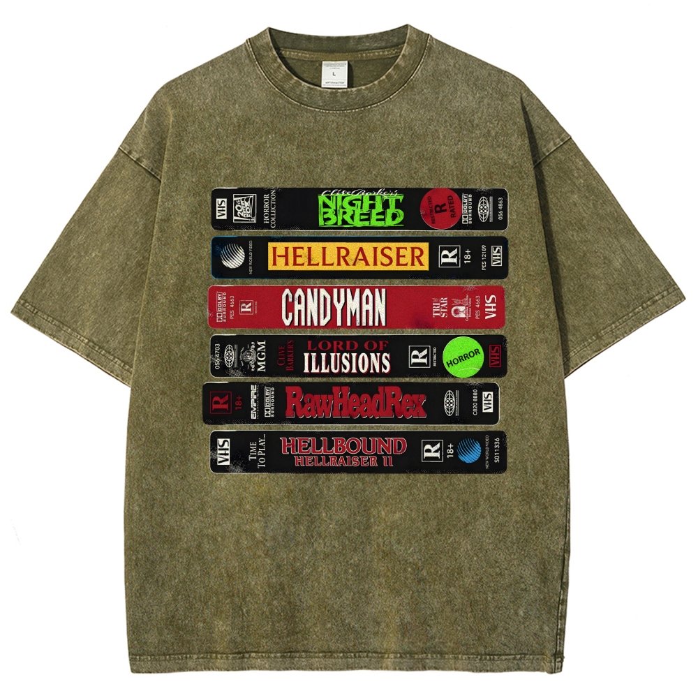 VHS Barker Vintage Distressed T-shirt
