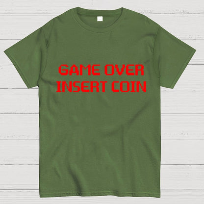 Game Over - Insert Coin Geek T-Shirt