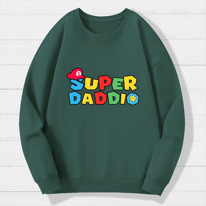 Super Daddio Geek Cotton Sweatshirt