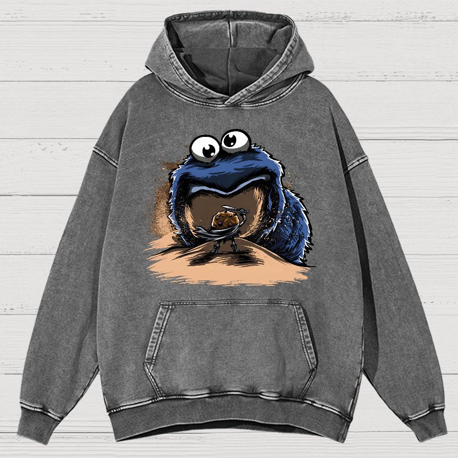 Cookieworm Vintage Distressed Hoodie