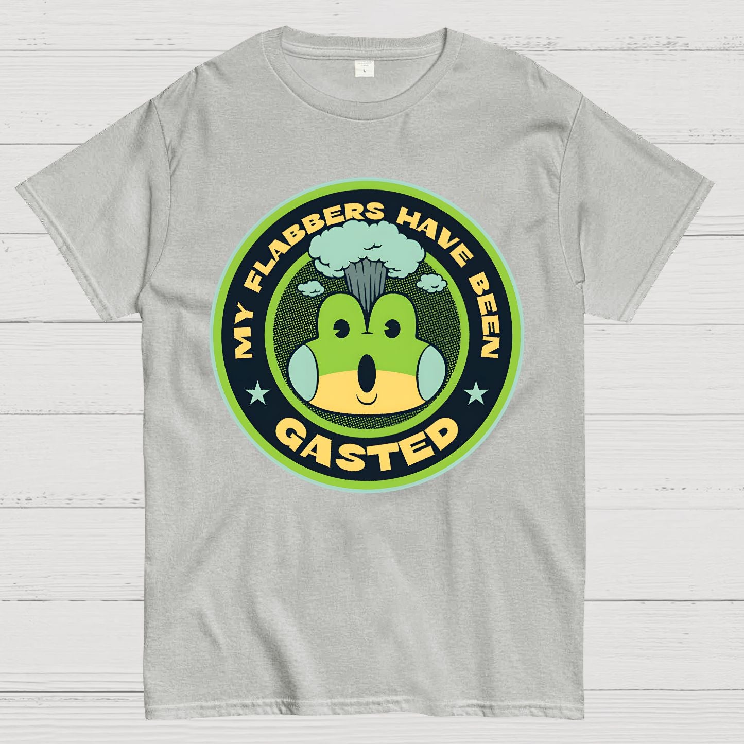My Flabbers Have Been Gasted Funny Frog Geek T-Shirt