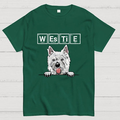 Periodic Table of Dogs  Dog Lover  Funny Science Geek T-Shirt