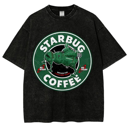 Cosmic Café Vintage Distressed T-shirt